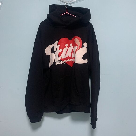 Stussy Other - Stussy X Cactus Plant Flea Market Black Graphic Print Hoodie